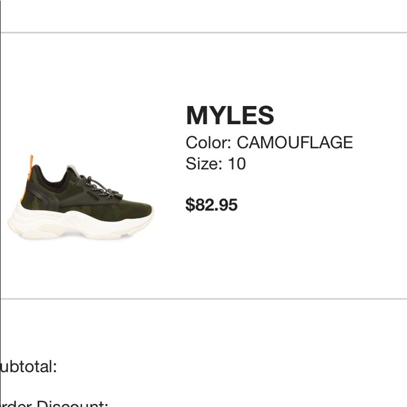 MYLES camouflage steve madden sneakers - Picture 4 of 4